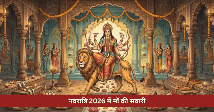 नवरात्रि 2026 में माँ की सवारी