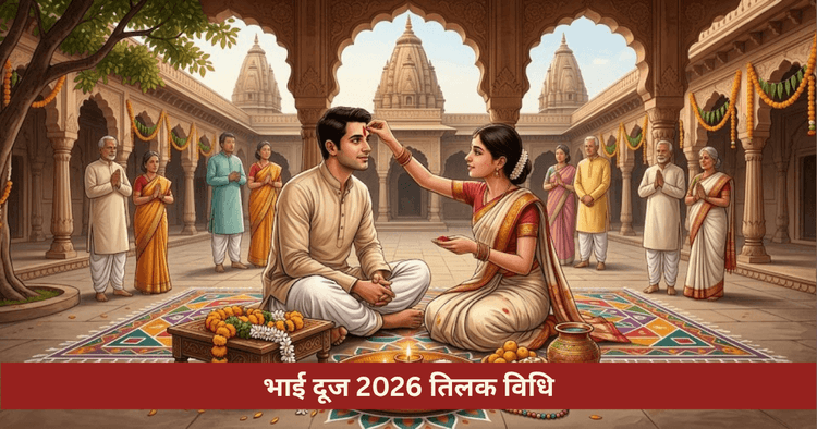 भाई दूज 2026: तिथि, तिलक मुहूर्त और पूजा विधि