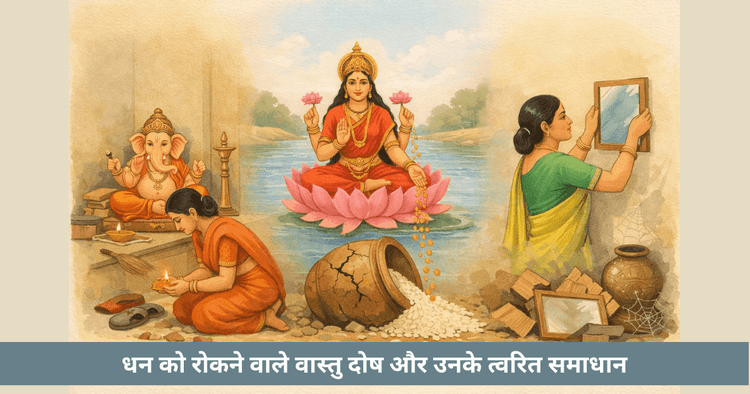 धन रोकने वाले वास्तु दोष और उपाय