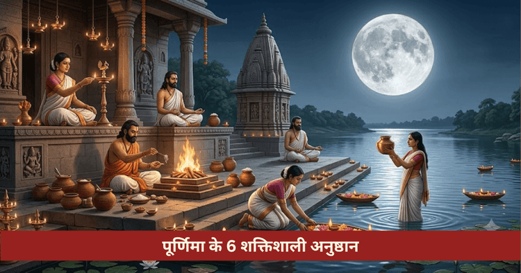 पूर्णिमा पर कौन से 6 अनुष्ठान करें