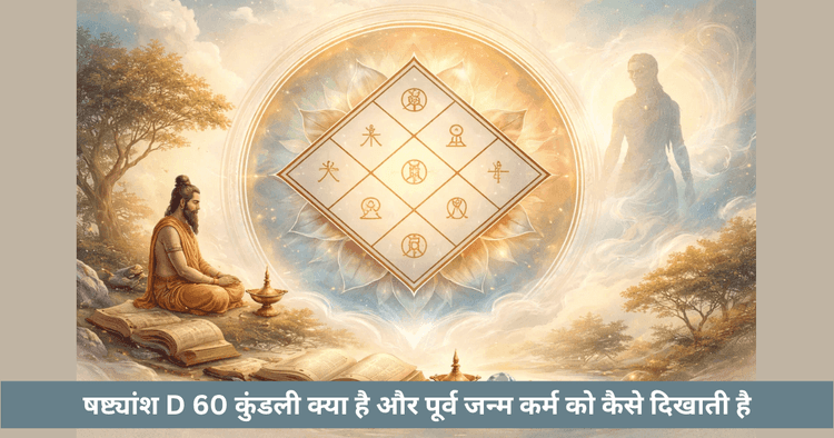 D60 षष्ट्यांश चार्ट: पूर्व जन्म कर्म की जानकारी