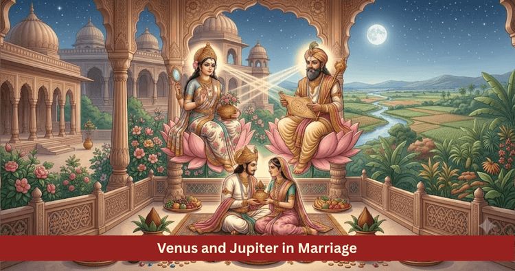 Venus Jupiter Marriage Happiness