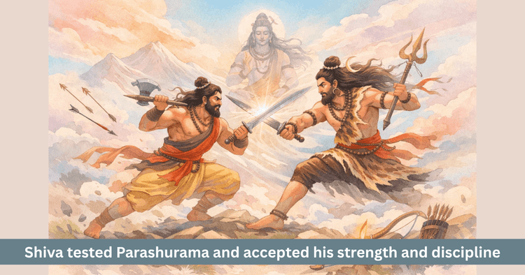 Shiva vs Parashurama Divine Duel