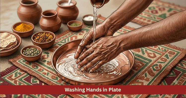 Why Washing Hands in Plate Is Avoided