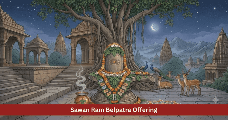 Sawan Somvar 108 Belpatra Ram Name Offering Remedy