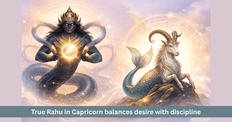 True Rahu Transit Capricorn 2026 – Discipline Desire