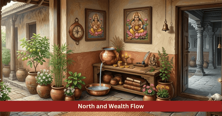 North Direction and Wealth