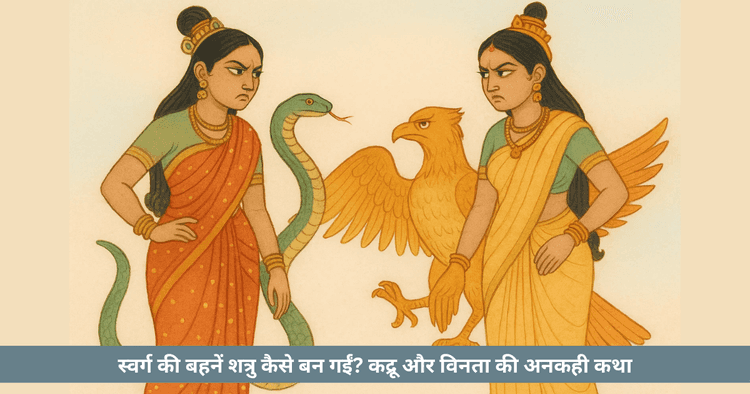Story of Kadru and Vinata: Celestial Sisters' Enmity and Birth of Nagas and Garuda