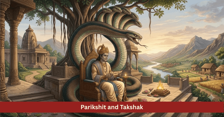 The Story of Parikshit and Takshak