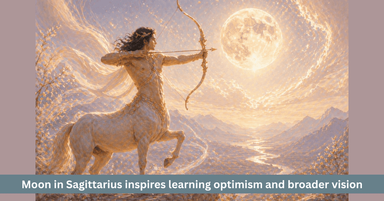 Moon Transit in Sagittarius Effects on Knowledge and Vision