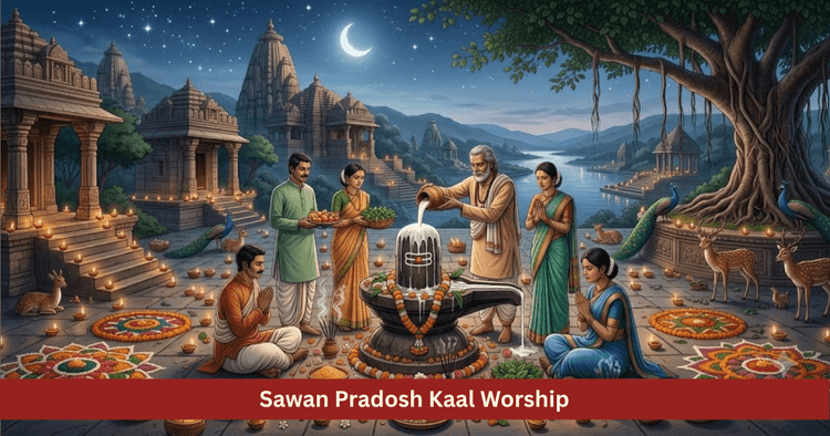 Sawan Somvar Pradosh Kaal Puja Vidhi and Meaning