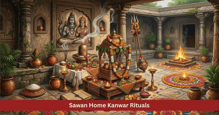 Sawan Home Rituals Equal to Kanwar