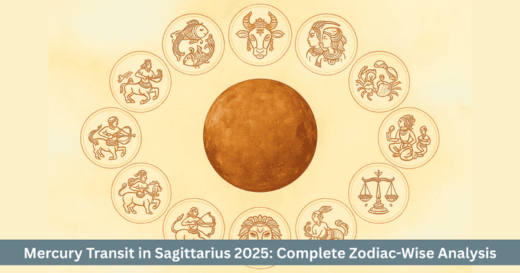 Mercury Transit in Sagittarius 2025 zodiac-wise effects and remedies