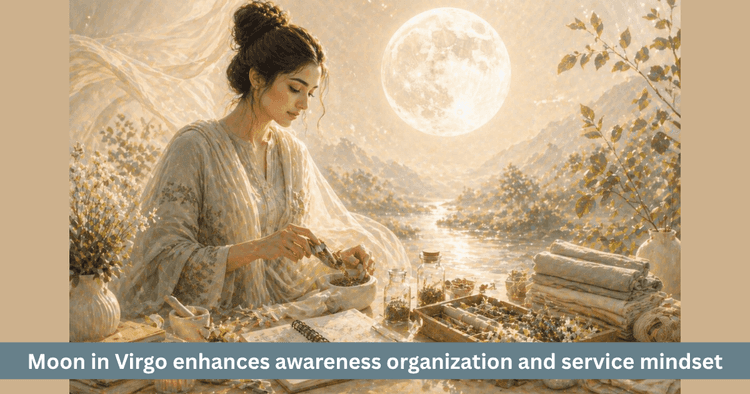 Moon Transit in Virgo Effects on Mind, Health and Discipline