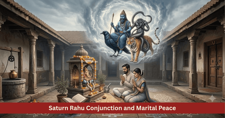 Saturn Rahu Conjunction Shrapit Yoga Marital Strife and Remedies Revealed