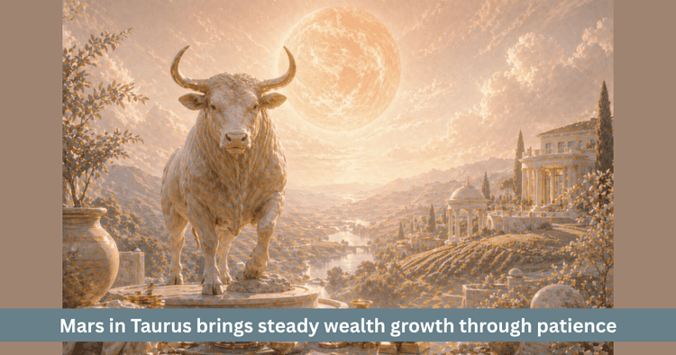 Mars Transit in Taurus 2026: Impact on Wealth and Stability