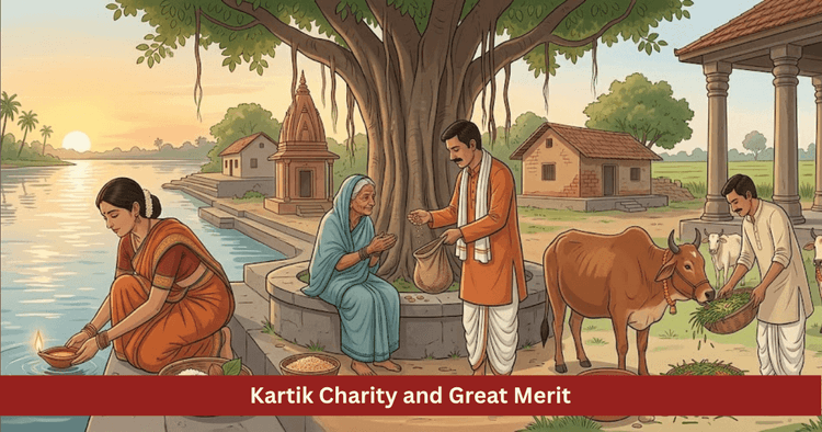 Kartik Month Donation: Food, Clothes and Kanya Seva