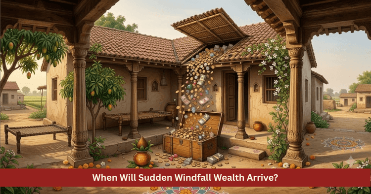 Sudden Windfall Wealth And Lottery Astrology Analysis