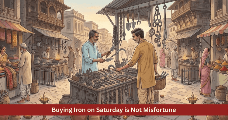 Is Buying Iron on Saturday Inauspicious