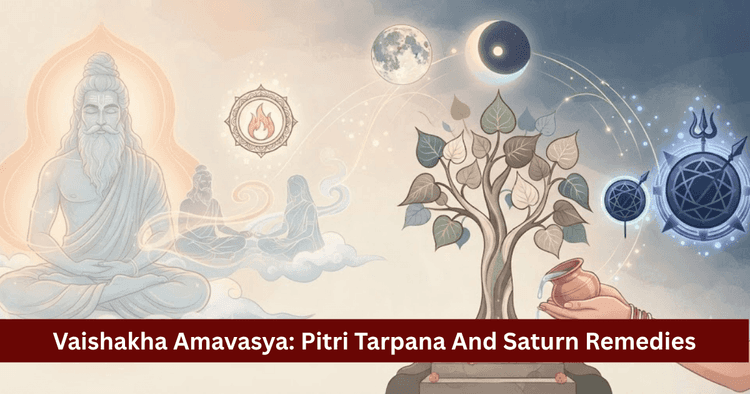 Vaishakha Amavasya: Pitri Tarpana, Peepal Puja & Saturn