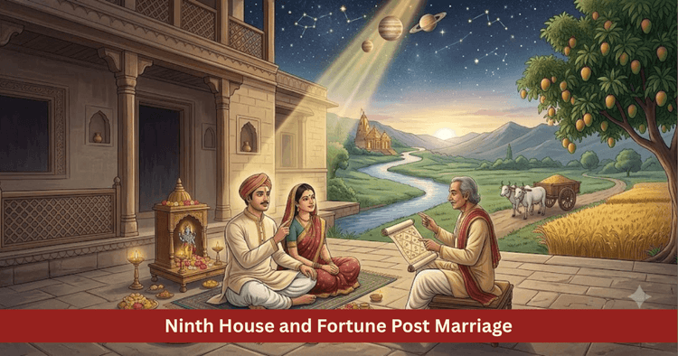 Post Marriage Fortune Dawning Ninth House Influence and Remedies Revealed