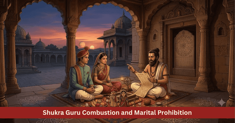 Shukra Guru Combustion Marital Prohibition Planet Purification and Remedies Revealed