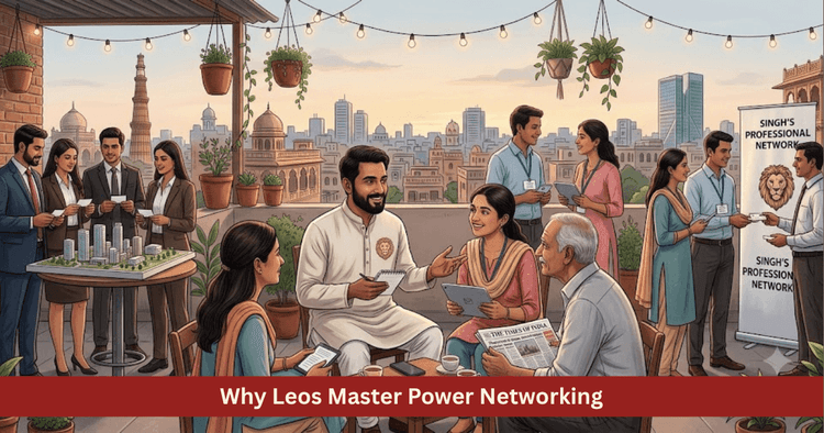 Why Leos Are Such Good Networkers