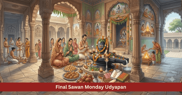 Final Sawan Monday Udyapan Method