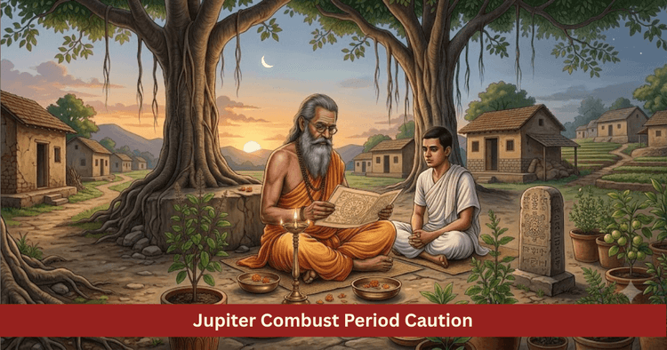 Jupiter Combust Period 2026 and Cautions
