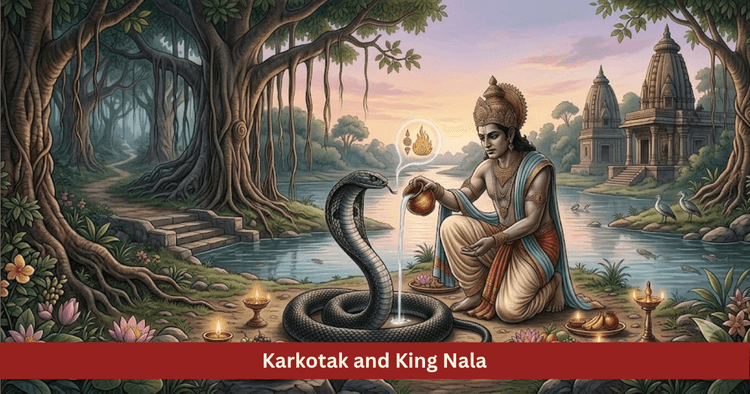 The Story of Karkotak Naga and King Nala