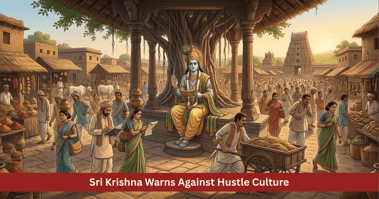 Sri Krishna on Hustle Culture: Gita Solution to Burnout