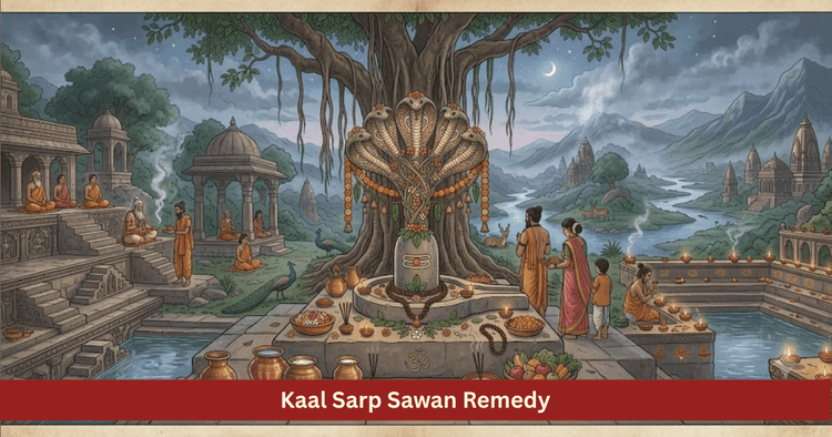 Sawan Somvar Kaal Sarp Dosha Remedy and Puja Vidhi