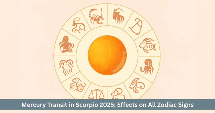 Mercury transit in Scorpio 2025 zodiac-wise effects and remedies