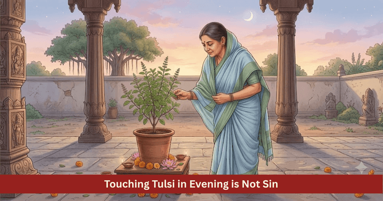 Is Touching Tulsi in Evening a Sin