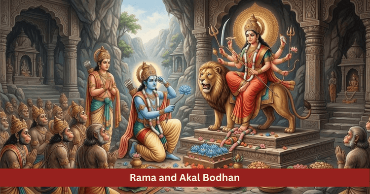 Akal Bodhan Story: Rama Worshipped Goddess Durga