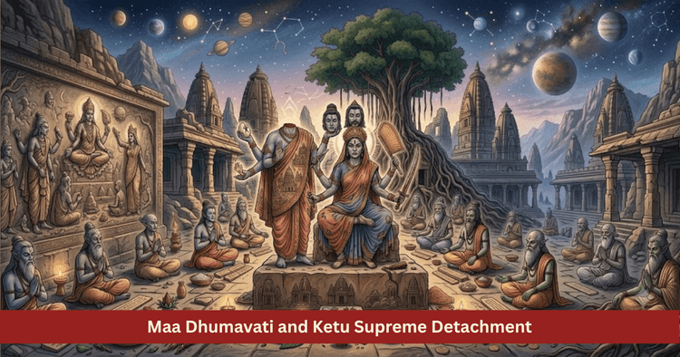 Dhumavati Ketu Detachment: Alakshmi Bhava, Karma Destruction and Moksha