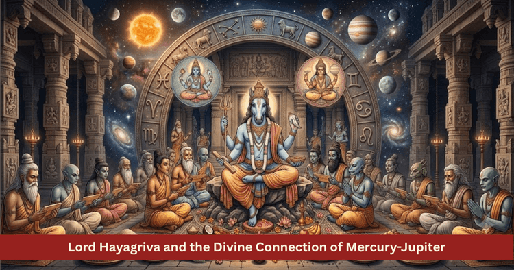 Hayagriva Mercury-Jupiter: Higher Education, Research, Memory and Vedas