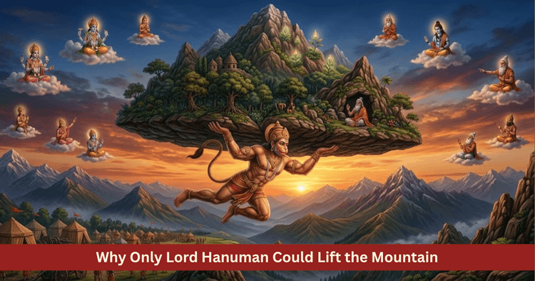 Lord Hanuman Lifting Mountain Secret Astrological Analysis Revealed