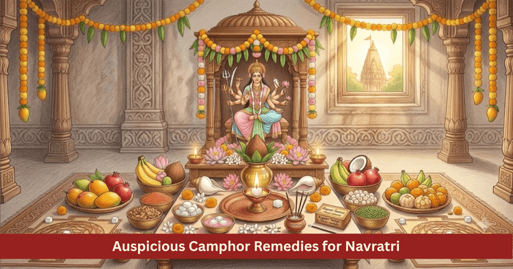 Navratri Camphor Remedies: Puja and Aarti Method