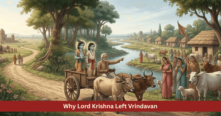 Why Lord Krishna Left Vrindavan Radha Krishna Separation Secret