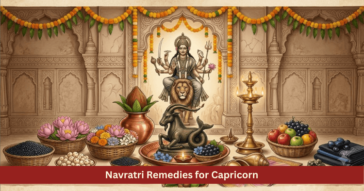 Capricorn Navratri Remedies Promotion Business