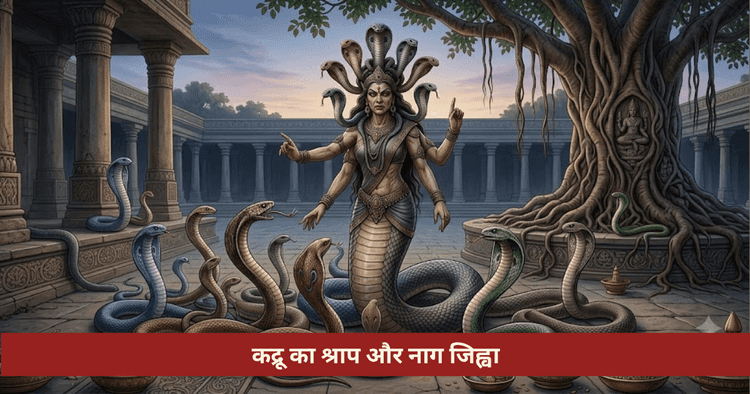 कद्रू का श्राप और नागों की दो भागों वाली जिह्वा