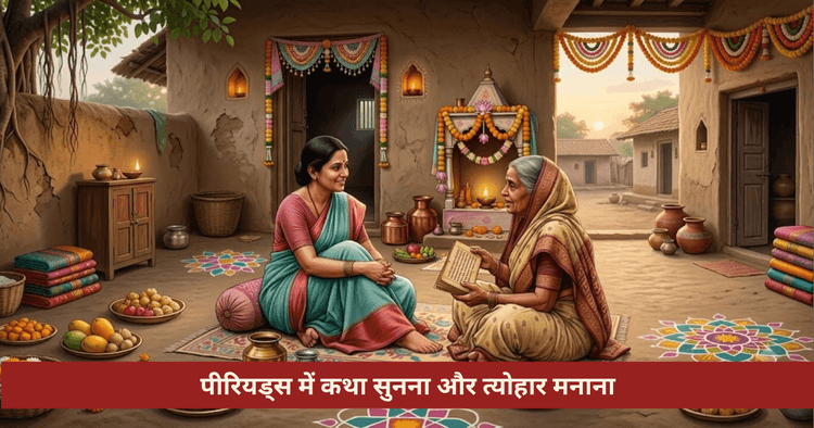 पीरियड्स में कथा त्योहार | आध्यात्मिक अधिकार और नियम