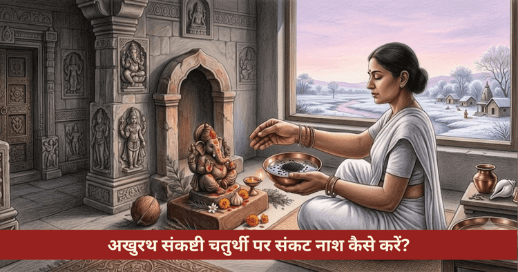 अखुरथ संकष्टी चतुर्थी व्रत विधि: संकट निवारण और दूर्वा के नियम