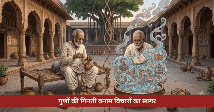 गुणों की गिनती बनाम विचारों का सागर
