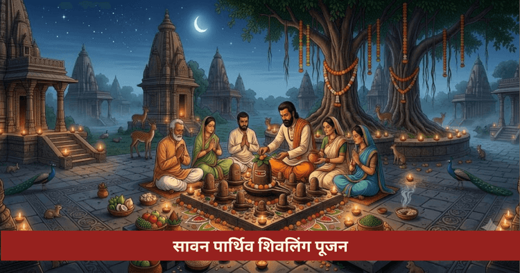 सावन सोमवार पार्थिव शिवलिंग पूजन विधि और महत्व