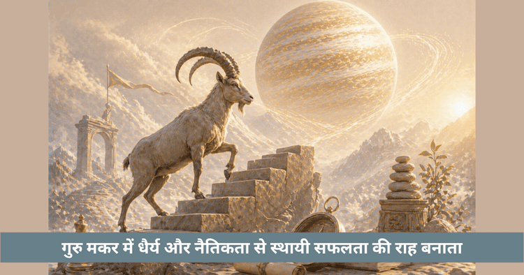 मकर में गुरु गोचर: संघर्ष और सफलता