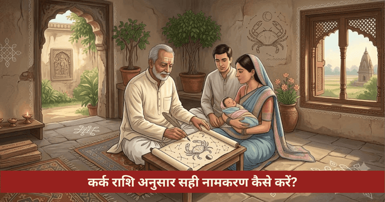कर्क राशि नामकरण विधि और नामाक्षर नियम