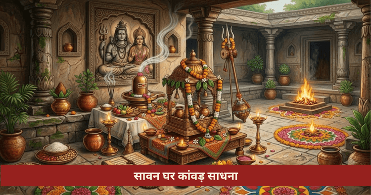 सावन में घर बैठे कांवड़ साधना