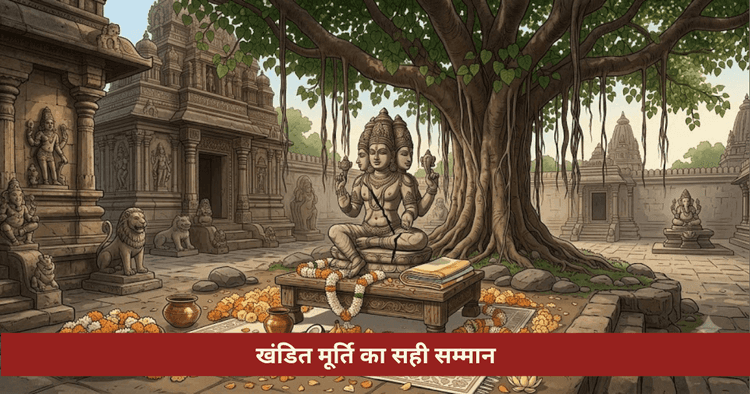 खंडित मूर्ति का क्या करें और विसर्जन विधि
